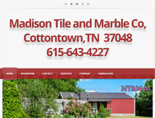 Tablet Screenshot of madisontileandmarble.com